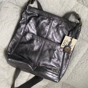 NEW w TAGS The Sak Iris, Silver crossbody purse!